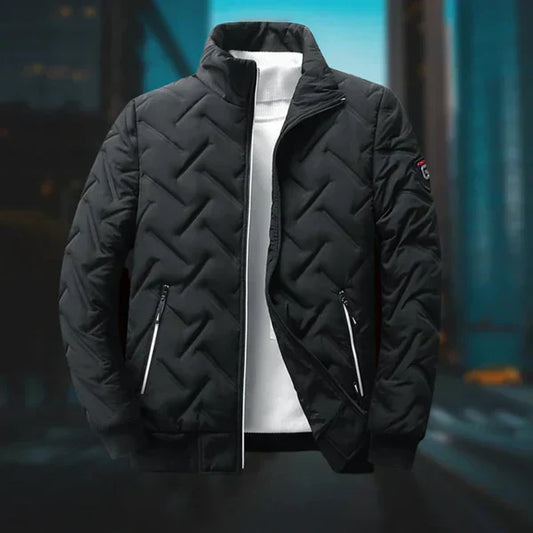 Herren Mantel Wollmischung Regular Fit Langarm Übergangsmantel Klassisch Freizeit Winterjacke