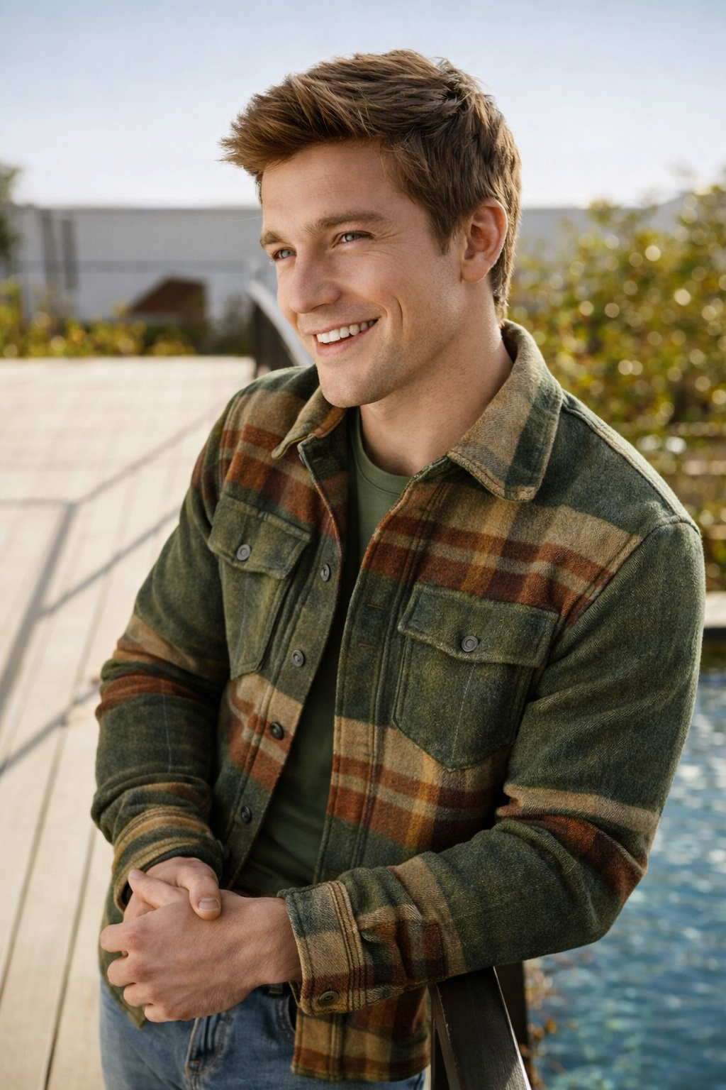 Herren Jacke Polyester