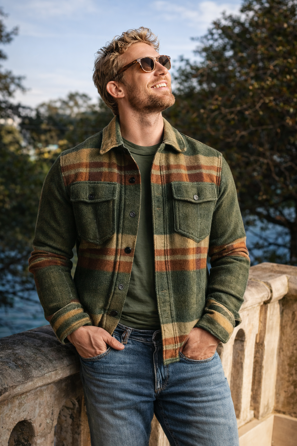 Herren Jacke Polyester