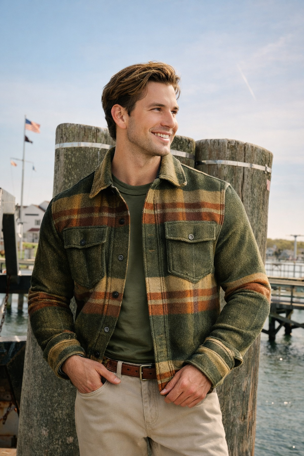 Herren Jacke Polyester