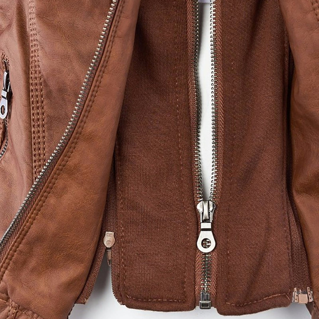 Herren Freizeitjacke Kapuze Reißverschlusstaschen tailliert gesteppte Details Regular Fit Übergangsjacke