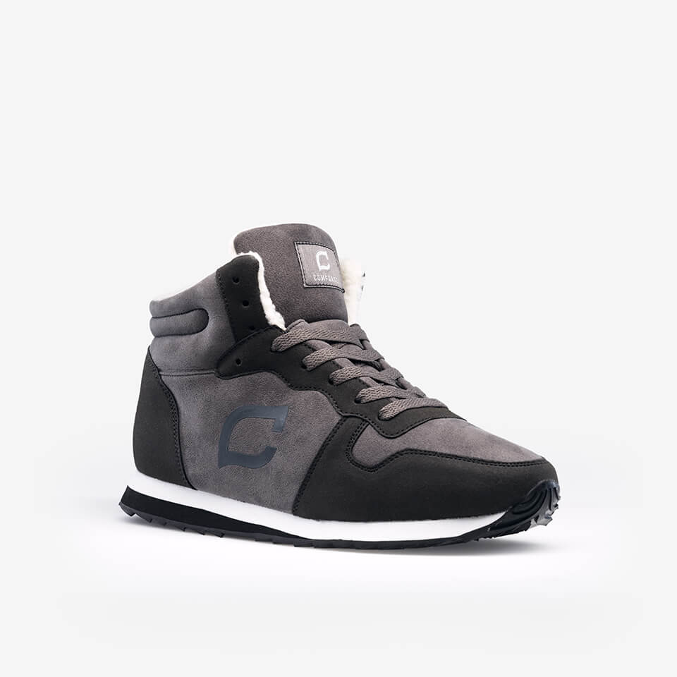 Herren Winter Sneaker gefüttert rutschfest atmungsaktiv leicht bequem