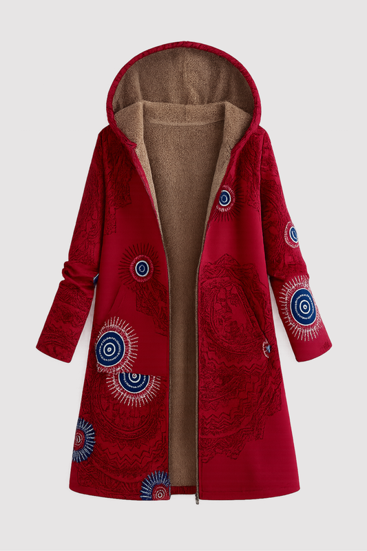 Damen Winterjacke Regular Fit Geometrisch Warm Gefüttert Alltag Freizeit Winter