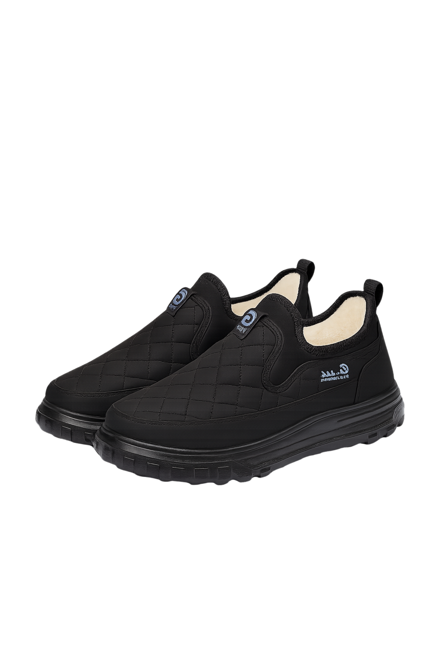 Damen Winterstiefel wasserdicht gefüttert rutschfest Slip-On gesteppt leicht warm Outdoor