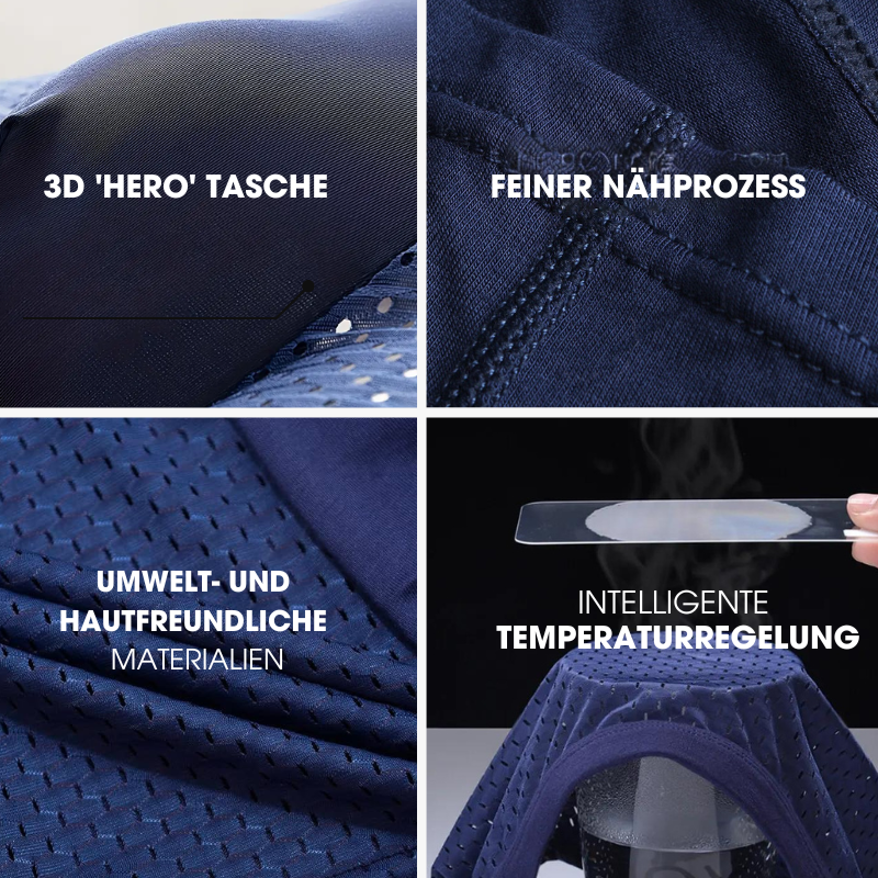 Herren Boxershorts atmungsaktiv elastisch bequemer Nahtarm feuchtigkeitsregulierend