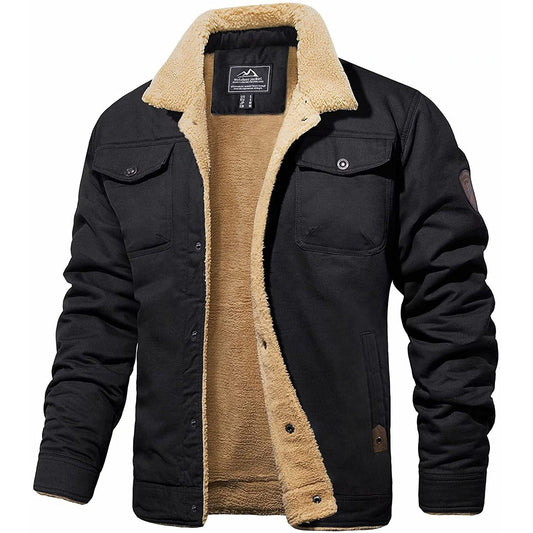 Herren Bomberjacke Regular Fit Warm Übergangsjacke Reißverschluss Freizeit Herbst