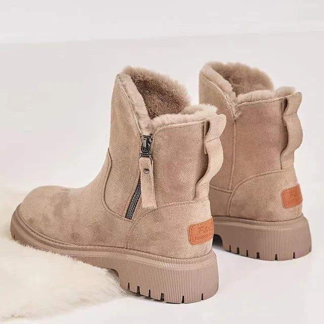 Damen Winterstiefel gefüttert rutschfest warm bequem langlebig