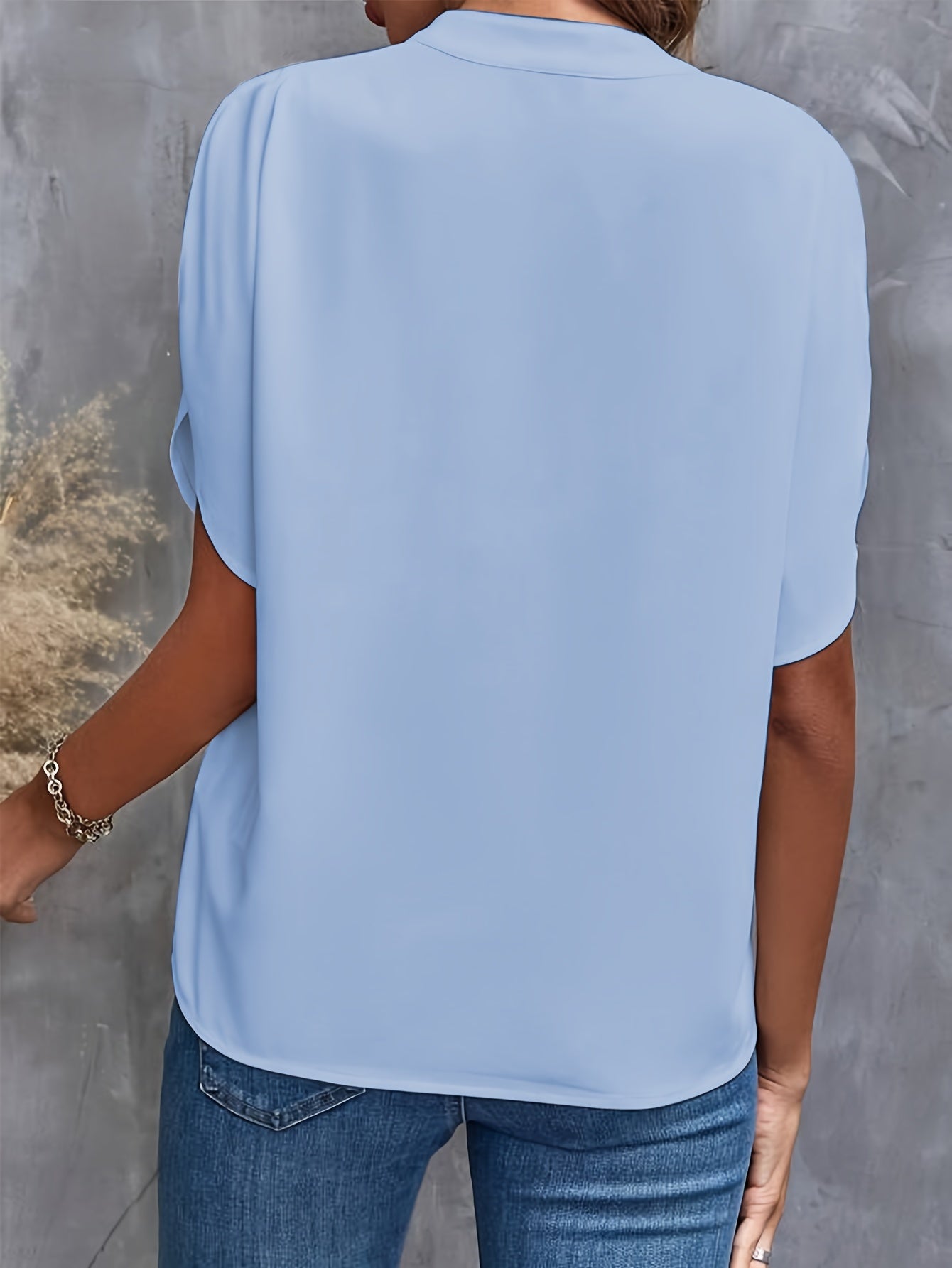 Damen Bluse elegant, bequeme Passform, atmungsaktiv, weich