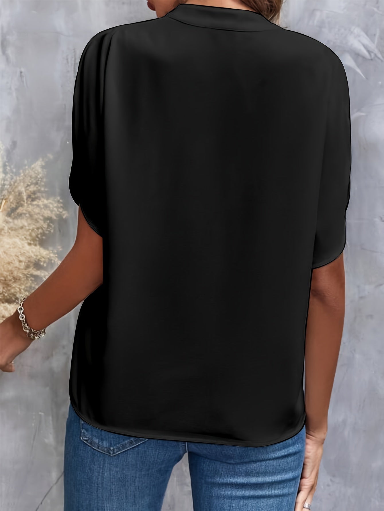 Damen Bluse elegant, bequeme Passform, atmungsaktiv, weich