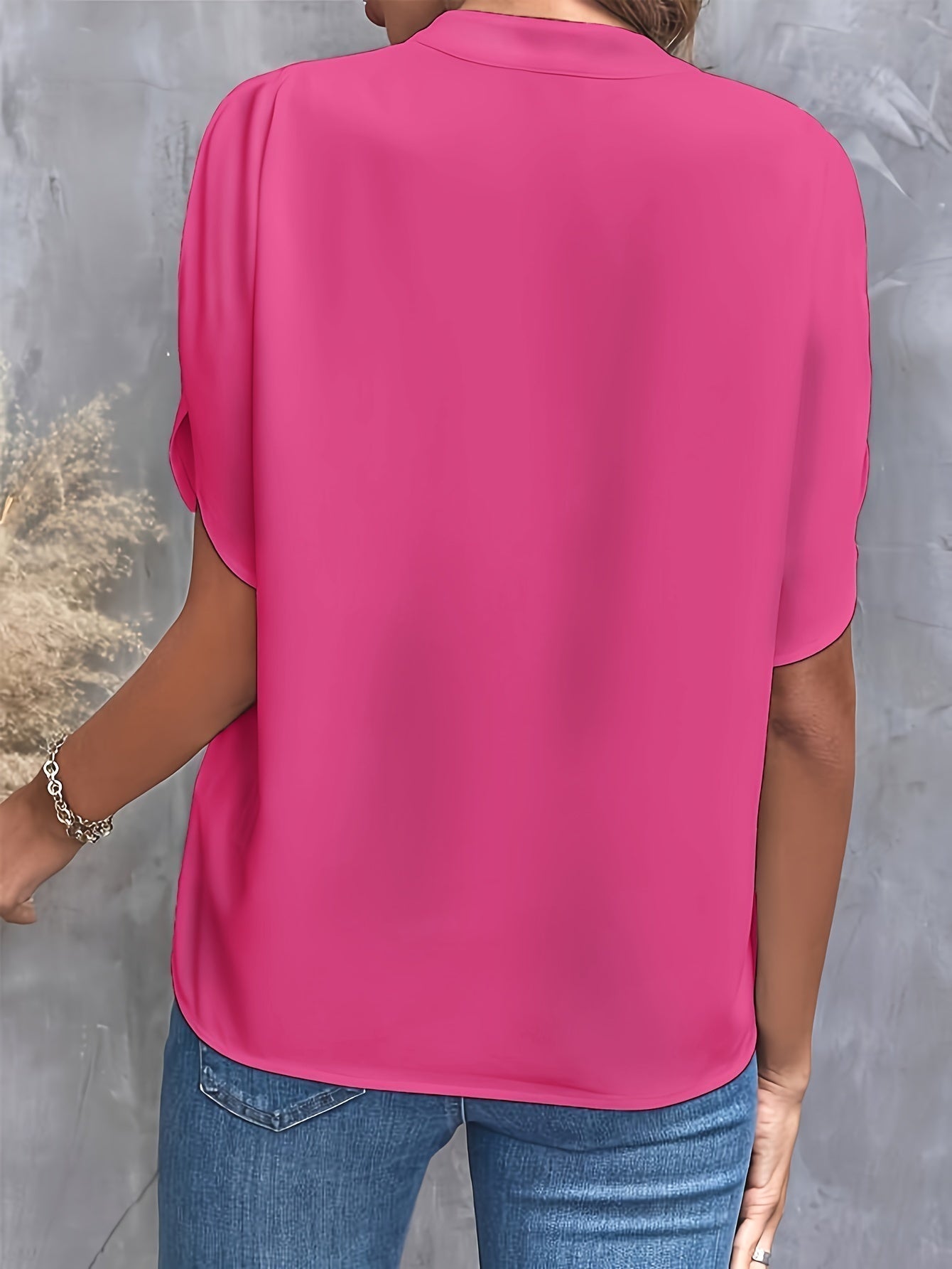 Damen Bluse elegant, bequeme Passform, atmungsaktiv, weich