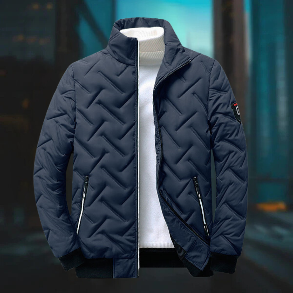Herren Mantel Wollmischung Regular Fit Langarm Übergangsmantel Klassisch Freizeit Winterjacke