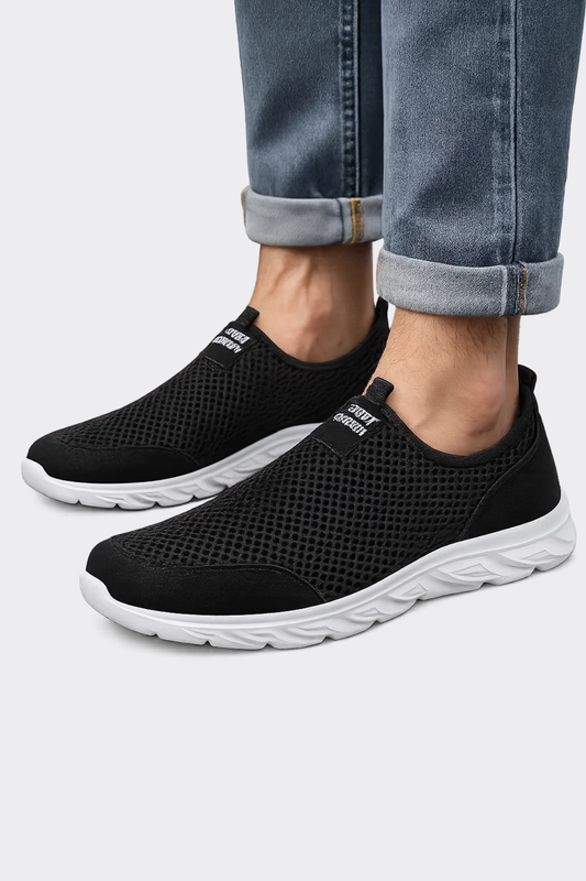 Herren Slip-On Sneakers atmungsaktiv leicht rutschfest flexibel, bequem