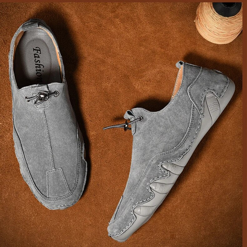 Herren Loafer Leder Slip On elegante bequeme leichte Passform