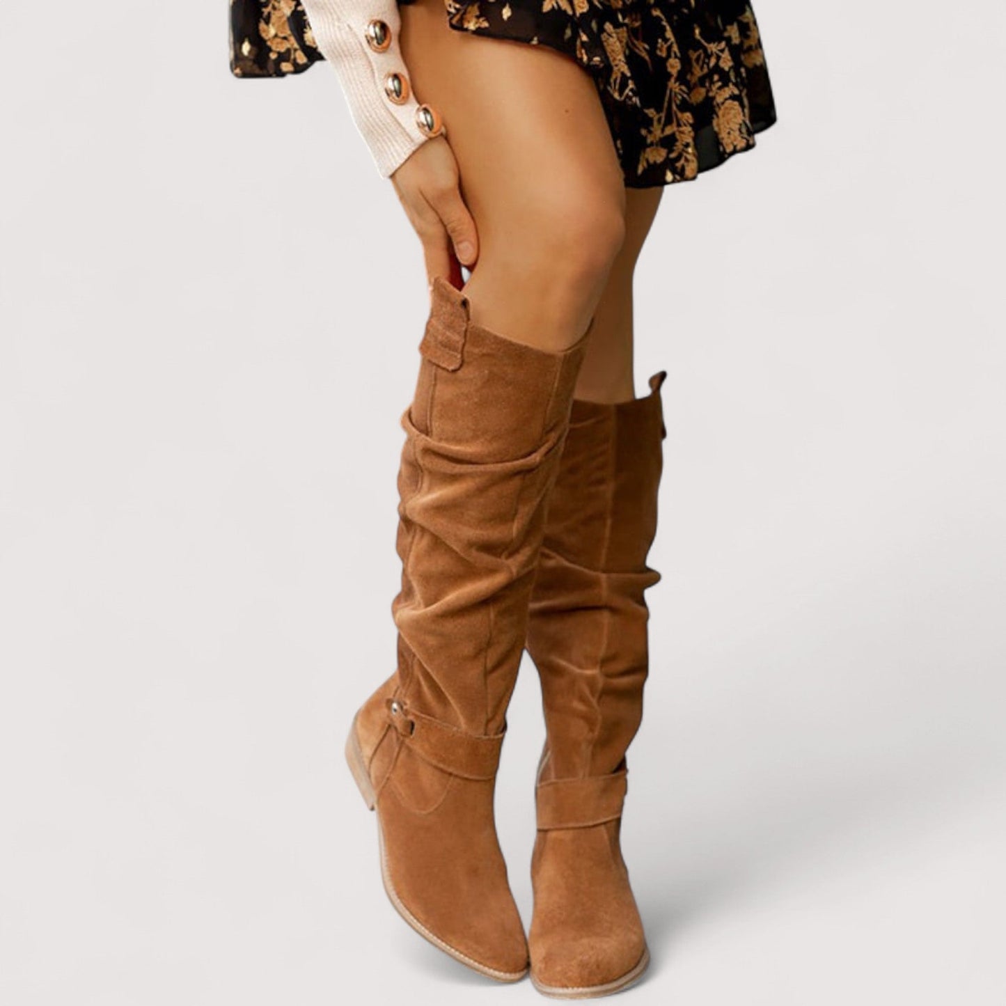 Damen Winterstiefel gefüttert rutschfest bequem warm vielseitig