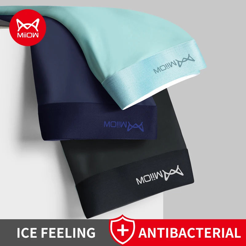 Herren Boxer Shorts Unterwäsche 3er Pack, antibakteriell, atmungsaktiv, elastischer Bund