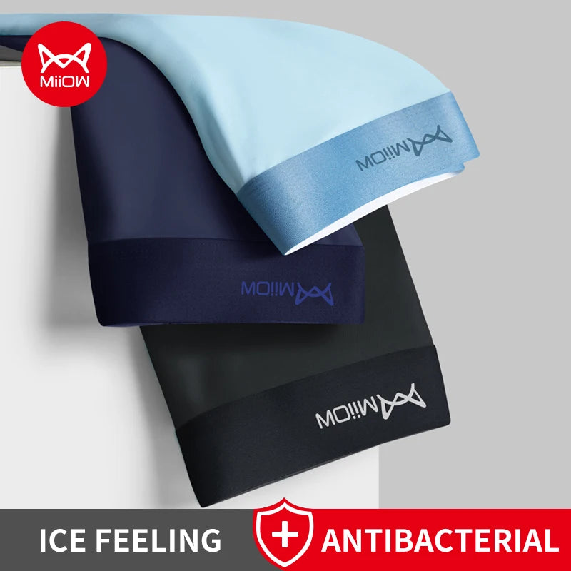 Herren Boxer Shorts Unterwäsche 3er Pack, antibakteriell, atmungsaktiv, elastischer Bund