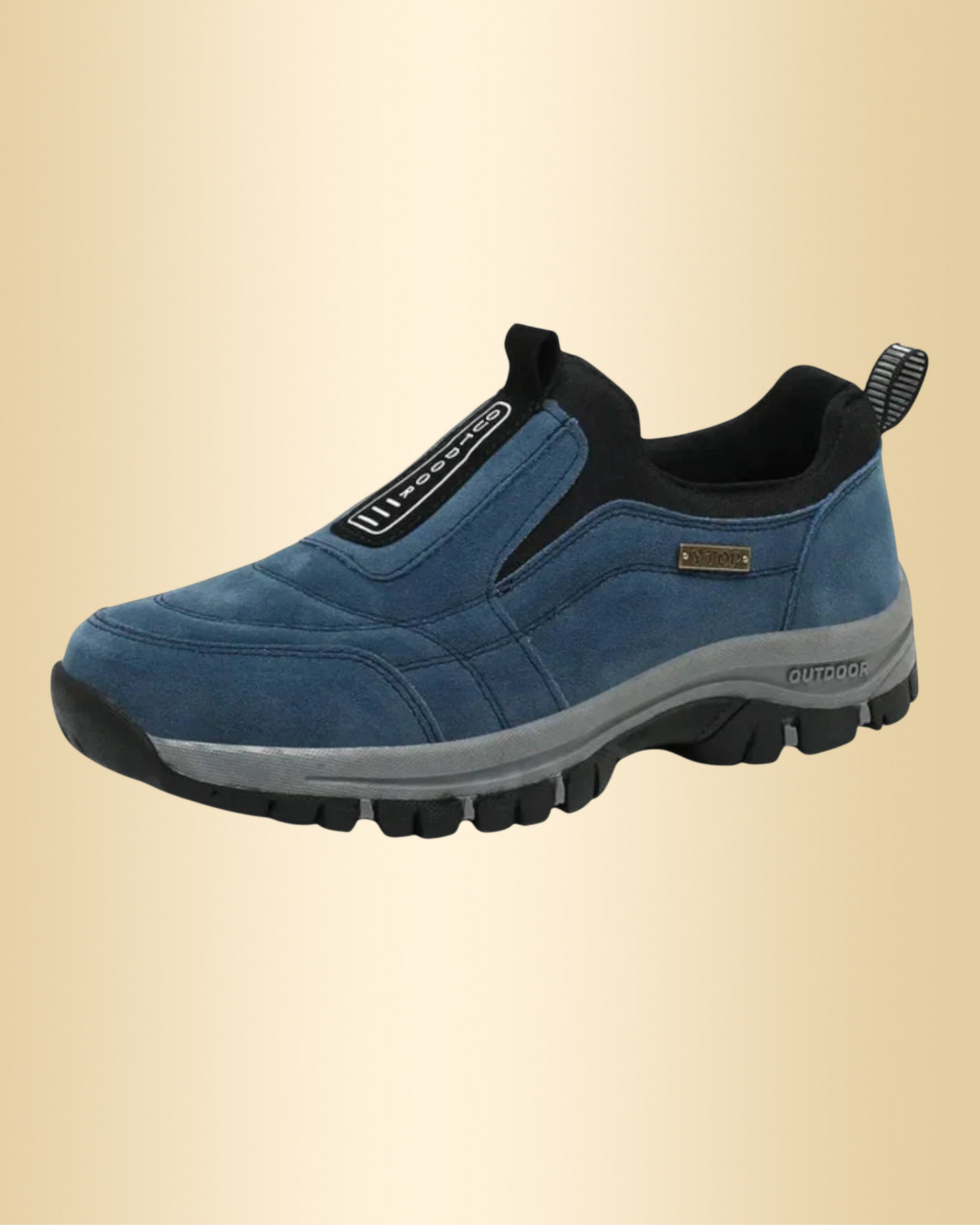 Herren Komfort Schuhe orthopädisch breit rutschfest elastisch Slip-On gepolstert Alltag Schuhe