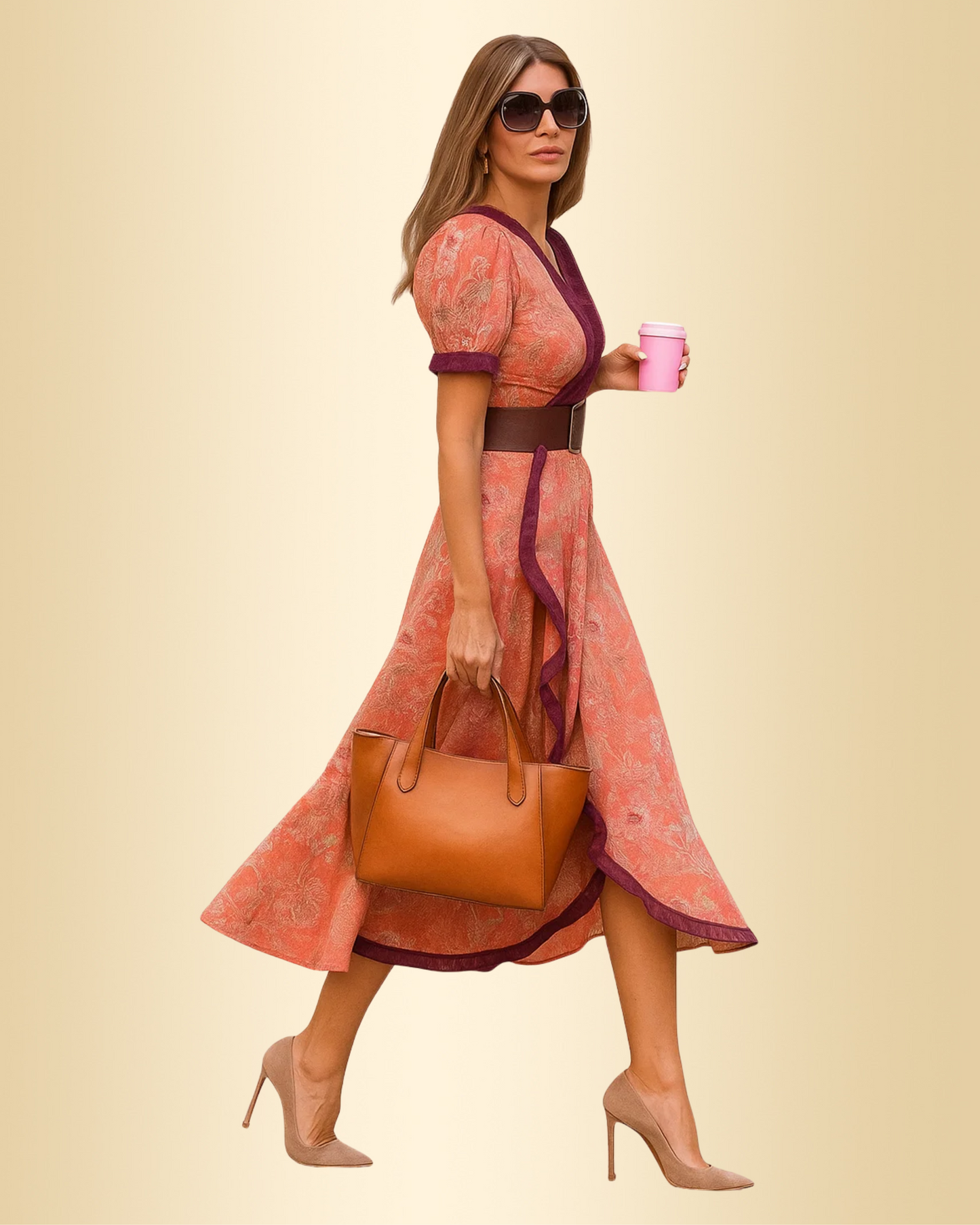 Damen Kleid fließend locker leicht bequem elegant vielseitig