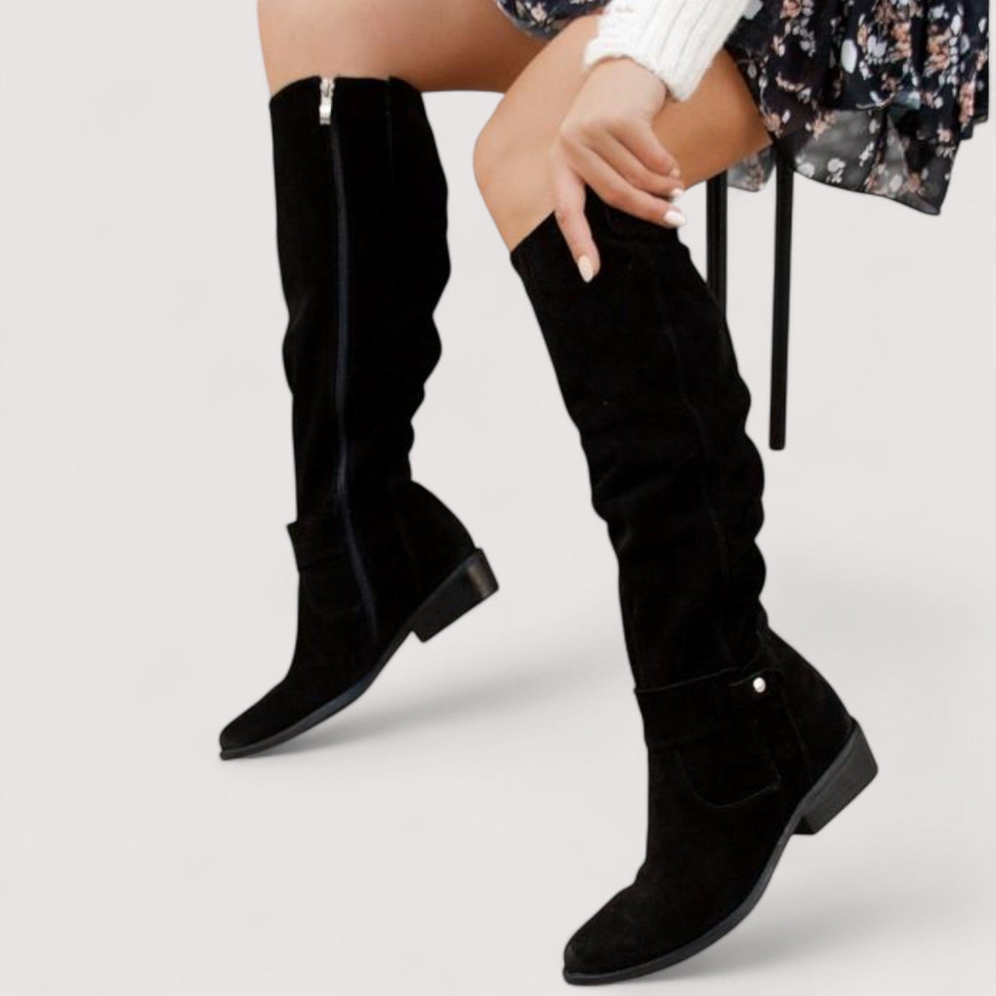 Damen Winterstiefel gefüttert rutschfest bequem warm vielseitig