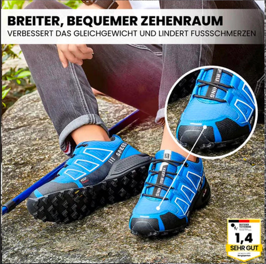 Herren Trekkingschuhe wasserdicht atmungsaktiv rutschfest Outdoor Wanderschuhe