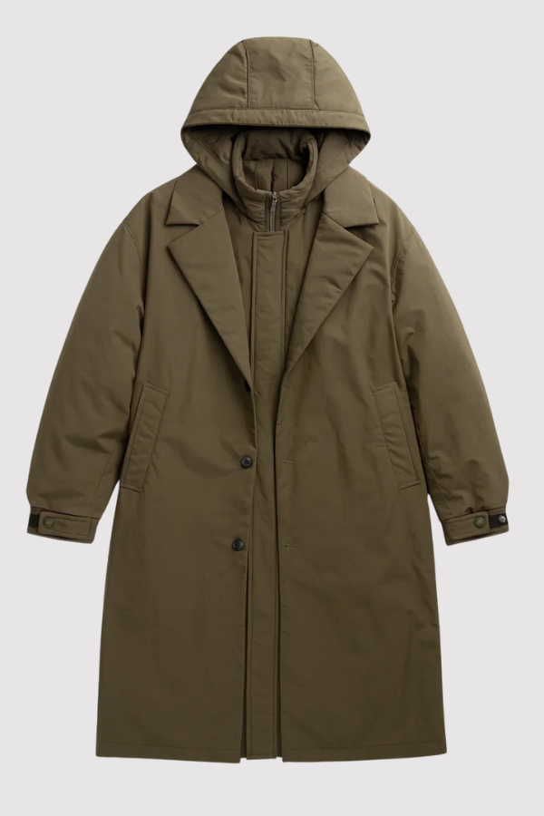 Herren Outdoor Jacke wasserdicht winddicht Kapuze Reißverschlusstaschen Alltagsjacke