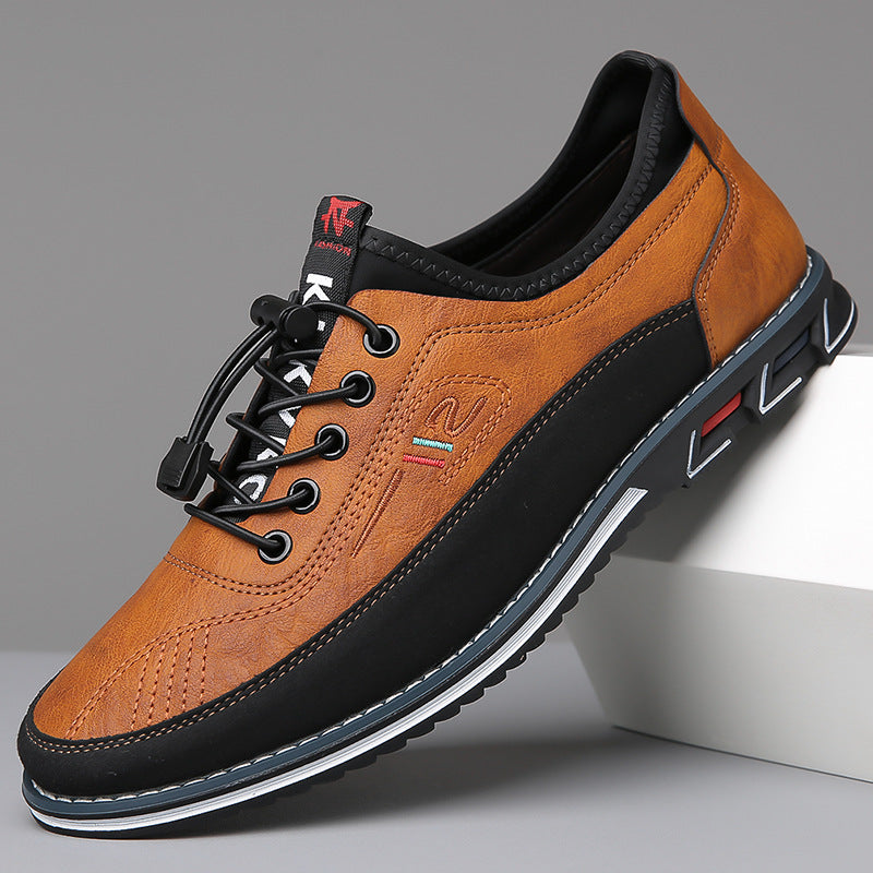 Herren Sneakers Schwarz Schnürung Rutschfest Komfort Alltag