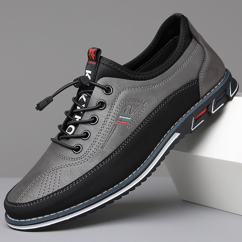 Herren Sneakers Schwarz Schnürung Rutschfest Komfort Alltag
