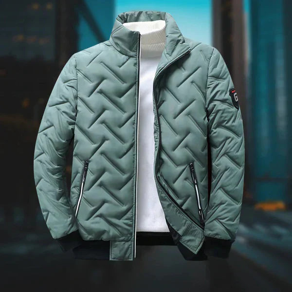 Herren Mantel Wollmischung Regular Fit Langarm Übergangsmantel Klassisch Freizeit Winterjacke