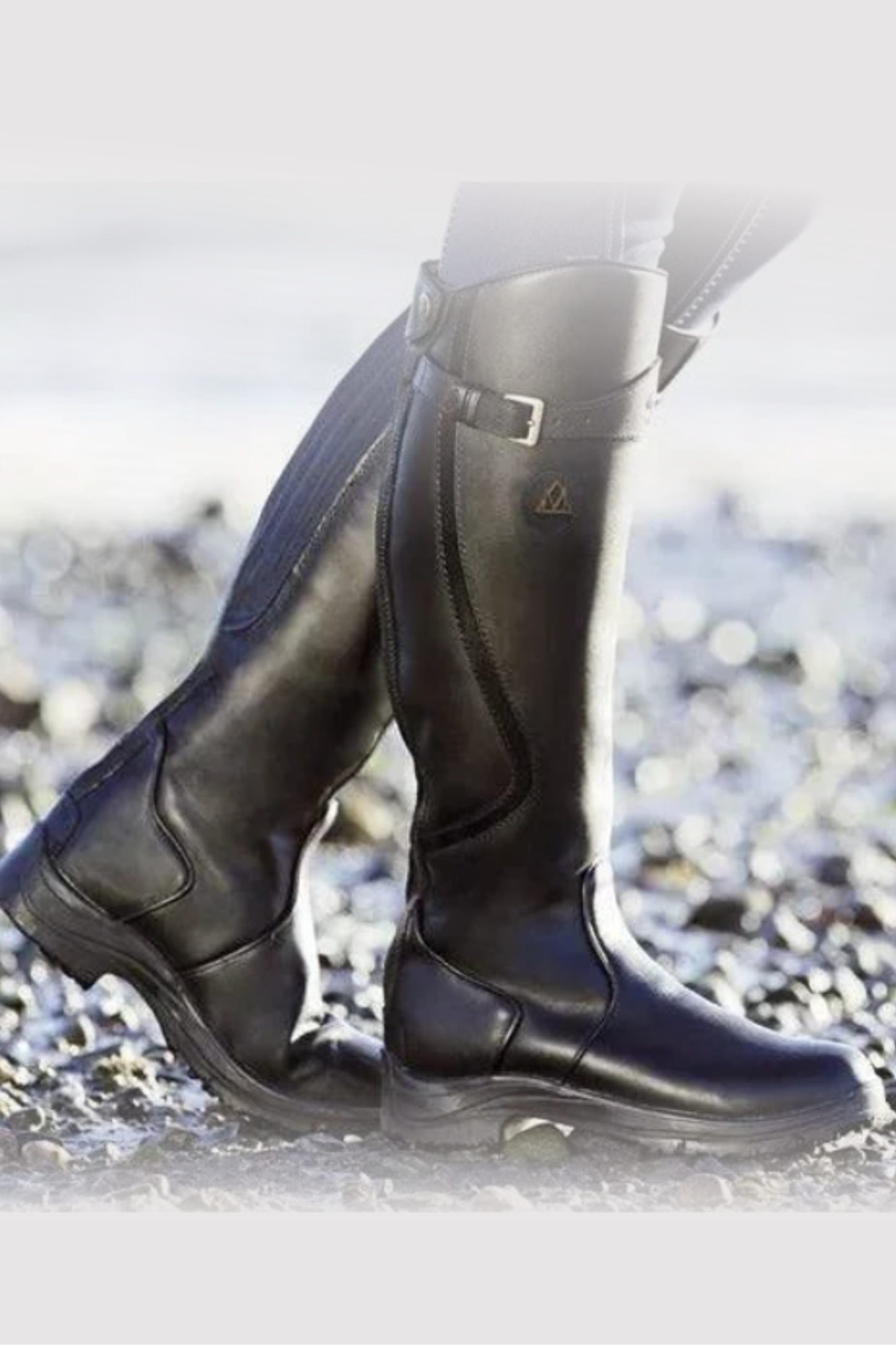 Damen Reitstiefel wasserdichte kniehohe elegante rutschfeste bequeme