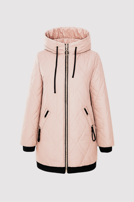 Damen Parka Regular Fit Warm Winter Gefüttert Kapuze Alltag Elegant Freizeit Kälte Schutz