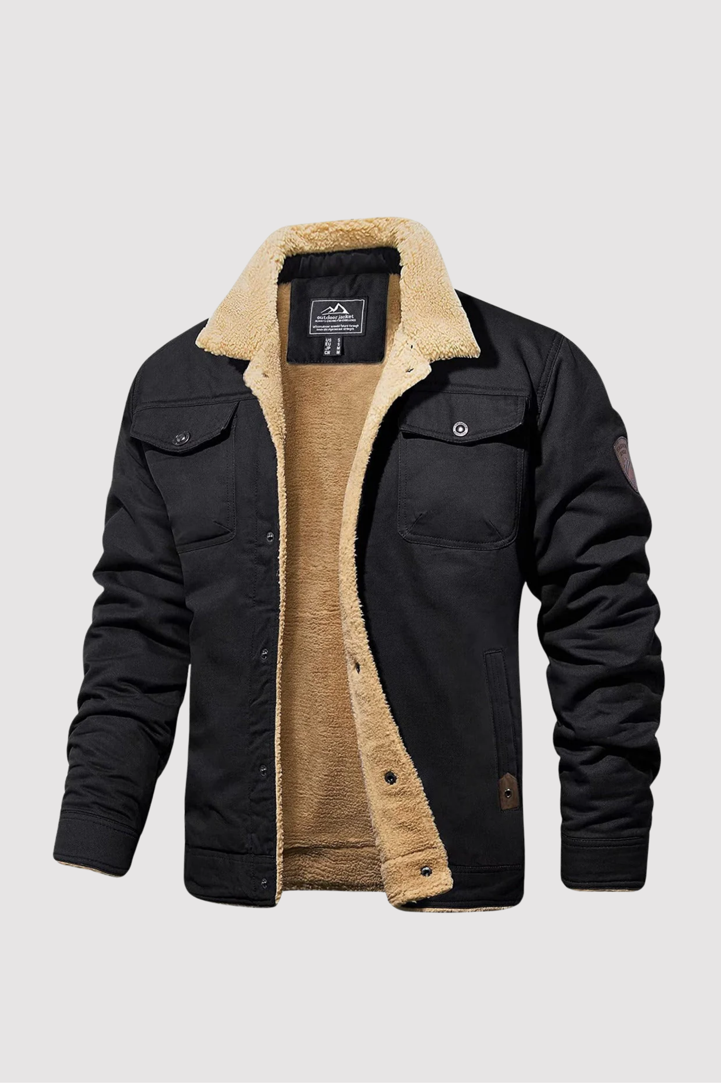 Herren Bomberjacke Regular Fit Langarm Reißverschluss Freizeit Übergangsjacke Klassisch Casual
