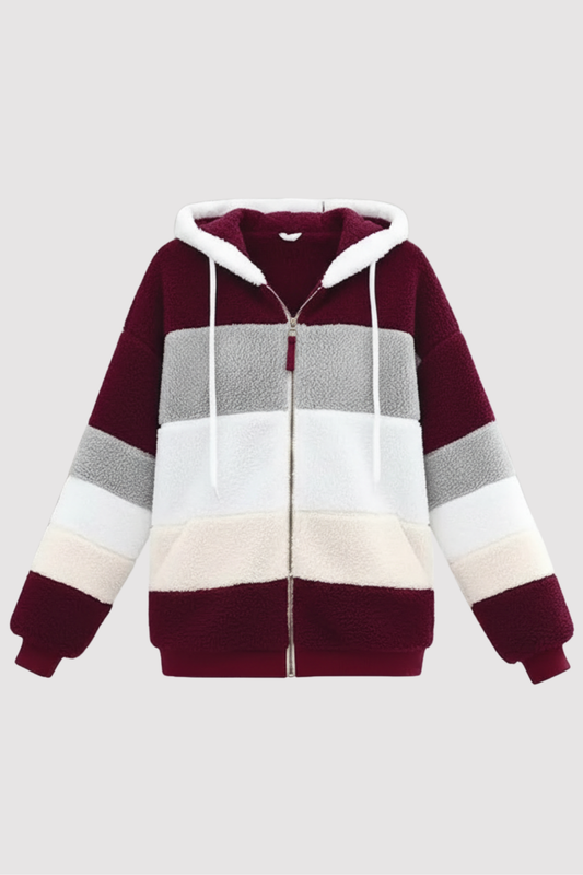 Damen Leichtjacke einfarbig windabweisend leicht gefüttert Kapuze Reißverschluss Regular Fit Übergangsjacke