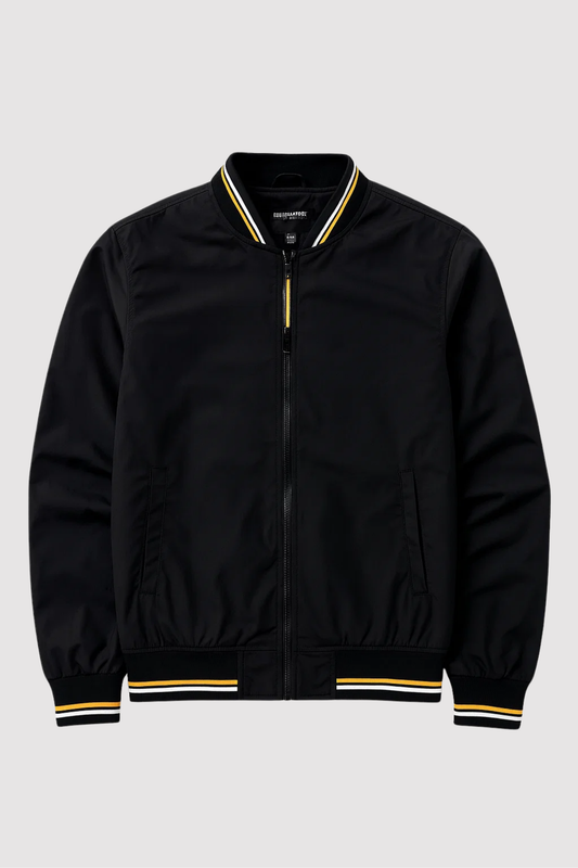 Herren Freizeitjacke Regular Fit Langarm Reißverschluss Einfarbig Leicht Outdoor Übergangsjacke Casual