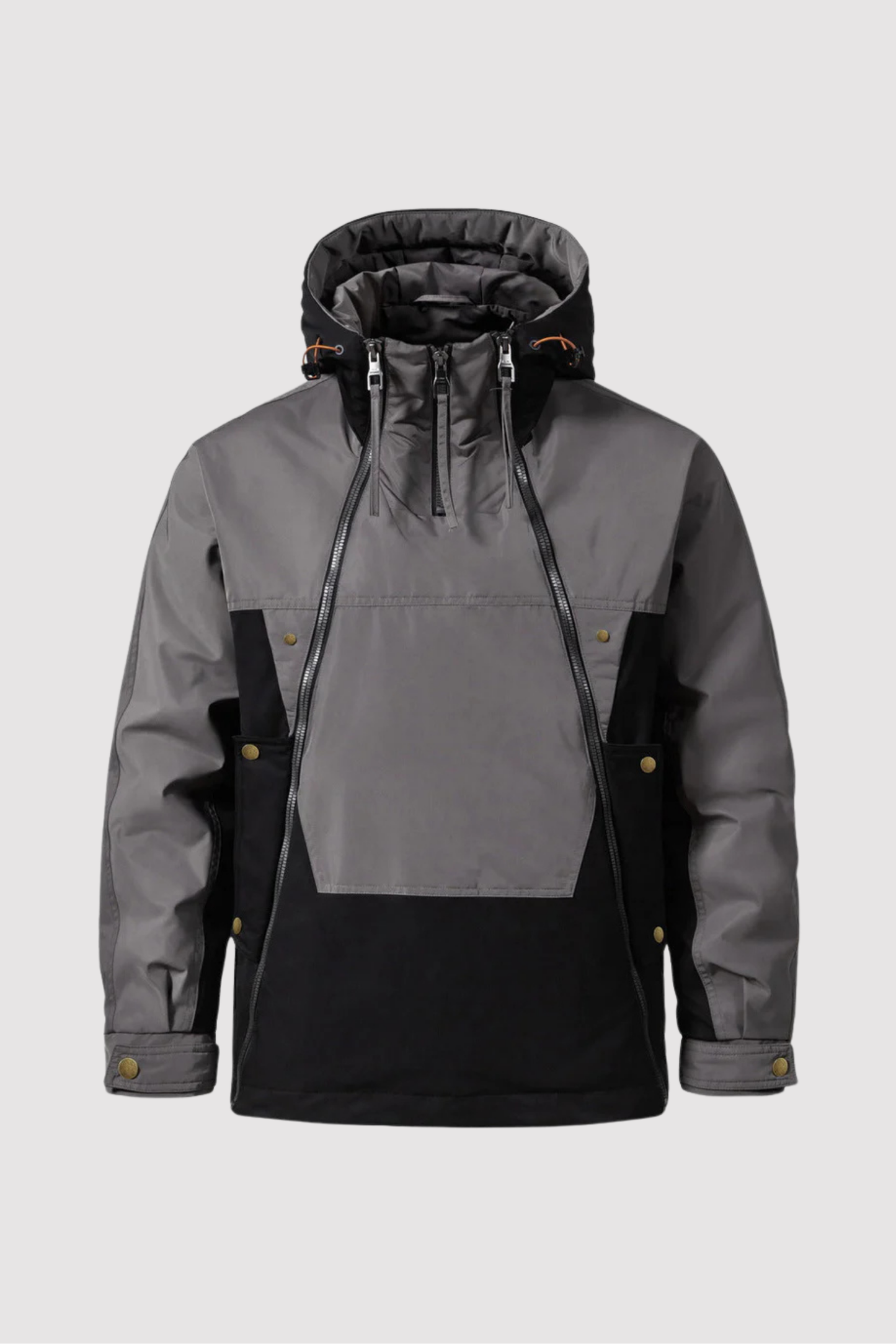 Herren Daunenjacke Regular Fit Warm Gefüttert Winddicht Wasserabweisend Kapuze Leicht Winter Alltag Outdoor