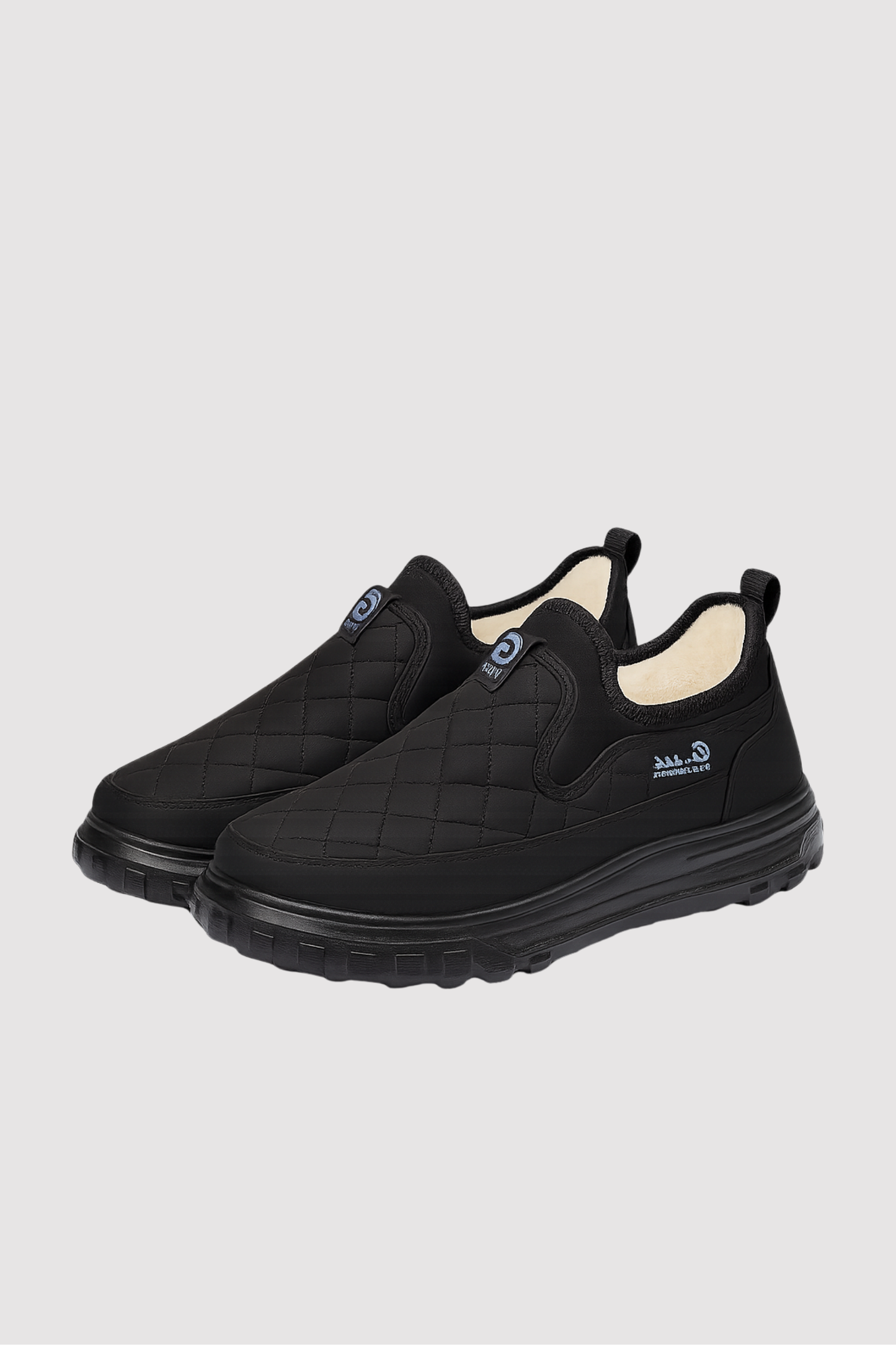 Damen Winterstiefel wasserdicht gefüttert rutschfest Slip-On gesteppt leicht warm Outdoor