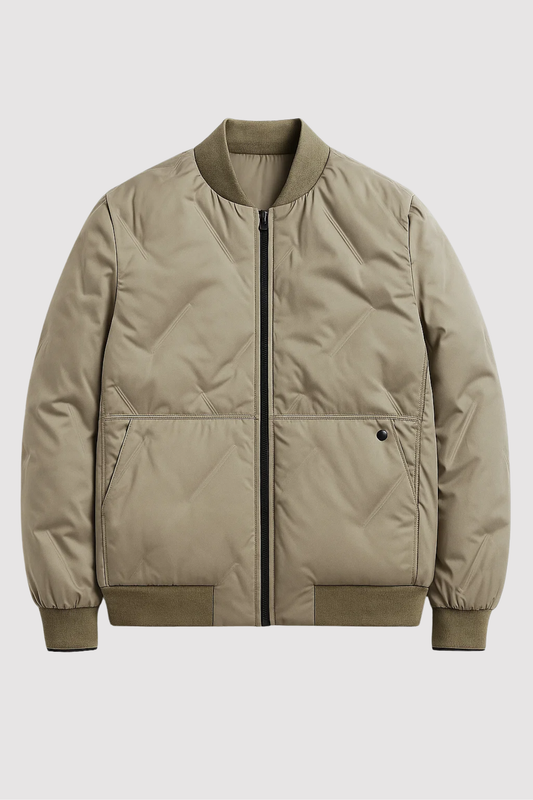Herren Steppjacke Regular Fit Leicht Übergang Warm Casual Business Elegant Alltag Vielseitig