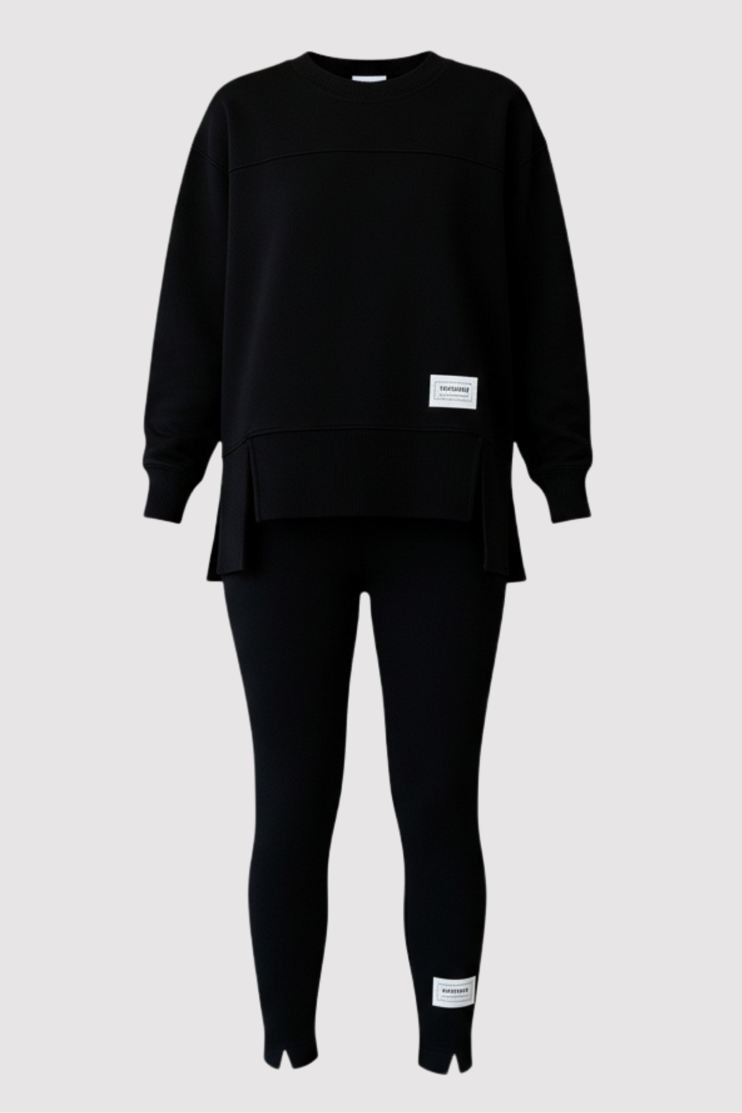 Damen Pullover und Leggings Set locker geschnitten bequem elastisch atmungsaktiv für Alltag und Freizeit  Produktbeschreibung