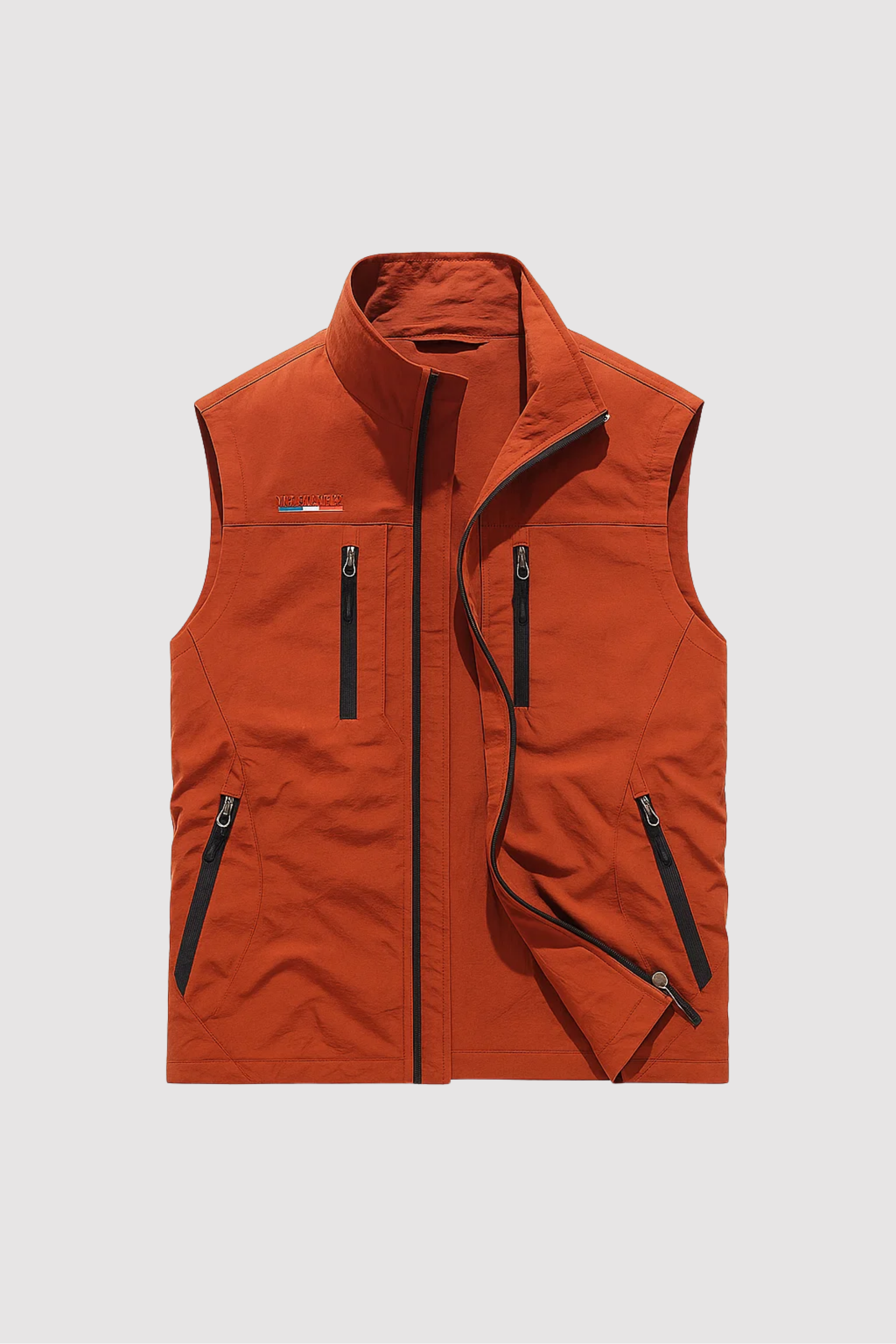 Herren Weste Regular Fit Leicht Atmungsaktiv Outdoor Wandern Reisen Mehrtaschen Funktional Sommer