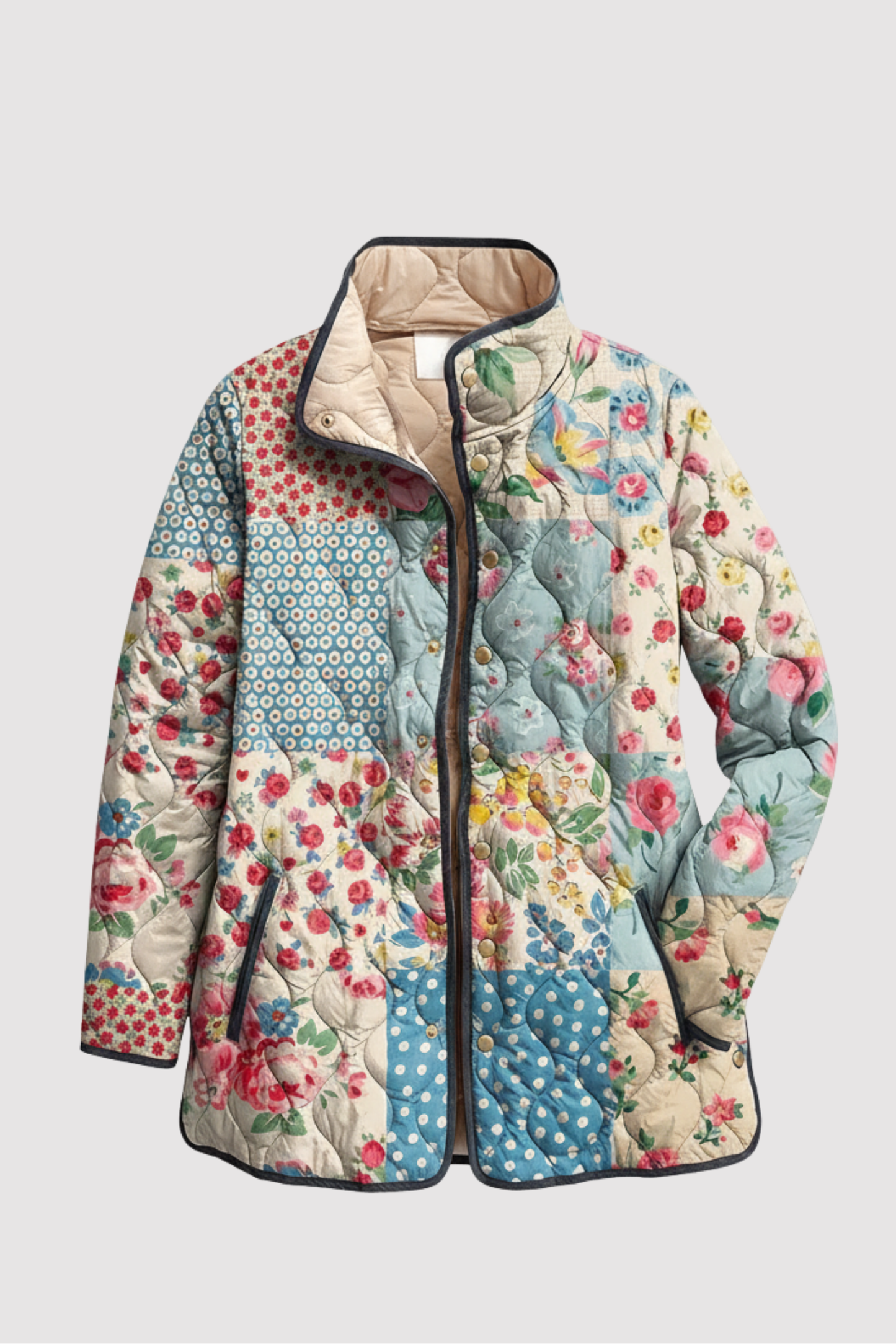 Damen Freizeitjacke Regular Fit Leicht Warm Übergangsjacke Elegant Alltag