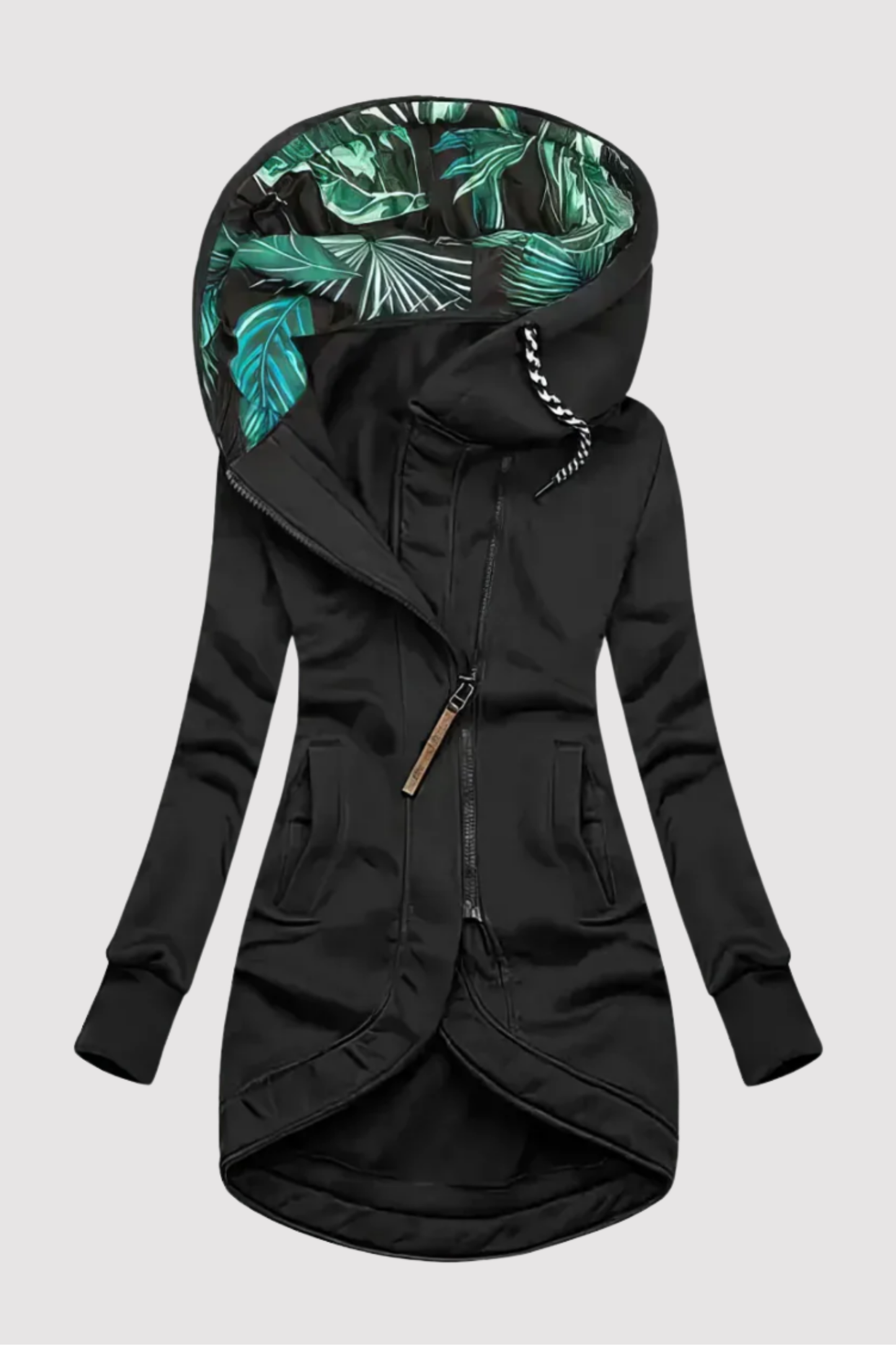 Damen Winterjacke Kapuze Regular Fit Warm Isoliert Elegant Übergangs- &amp; Wintermantel