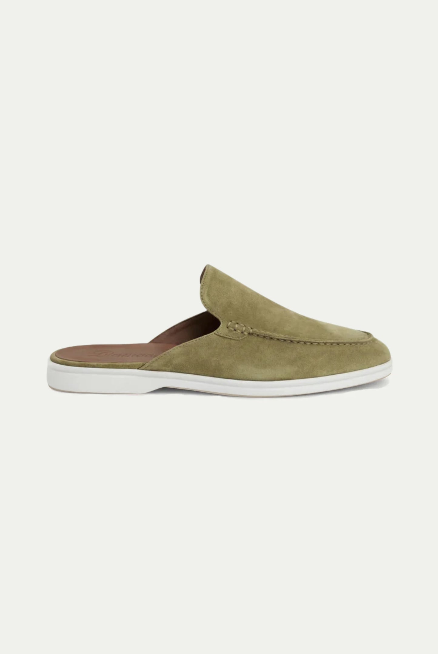 Herren Clogs Oliv Slip-On Schuhe Bequeme Freizeitschuhe Offene Ferse Alltagsschuhe