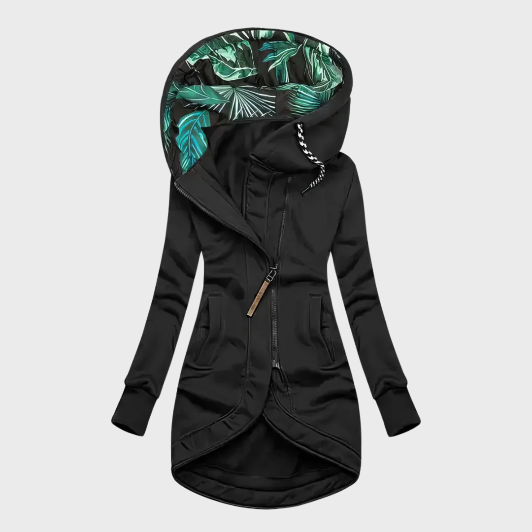 Damen Winterjacke Kapuze Regular Fit Warm Isoliert Elegant Übergangs- &amp; Wintermantel