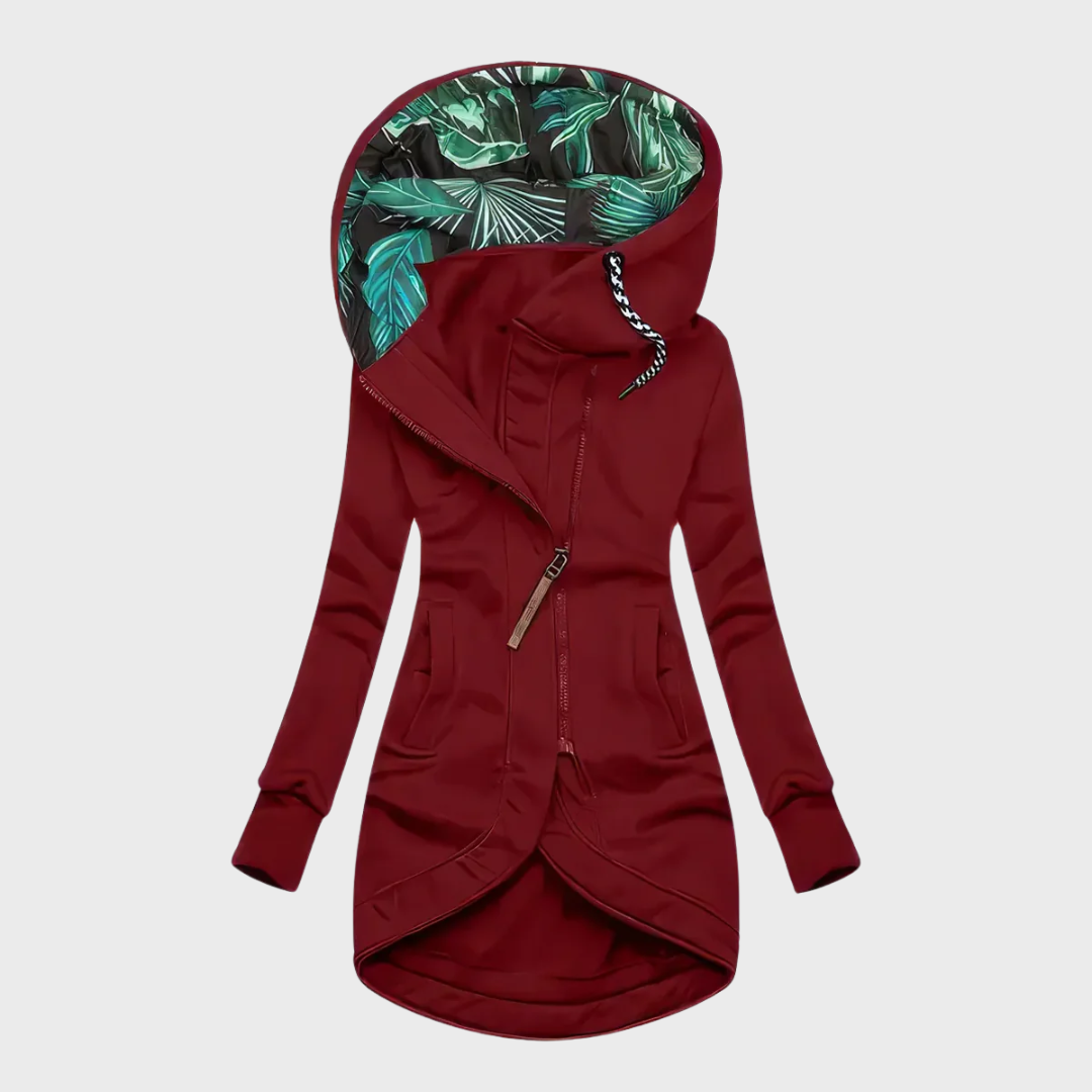 Damen Winterjacke Kapuze Regular Fit Warm Isoliert Elegant Übergangs- &amp; Wintermantel