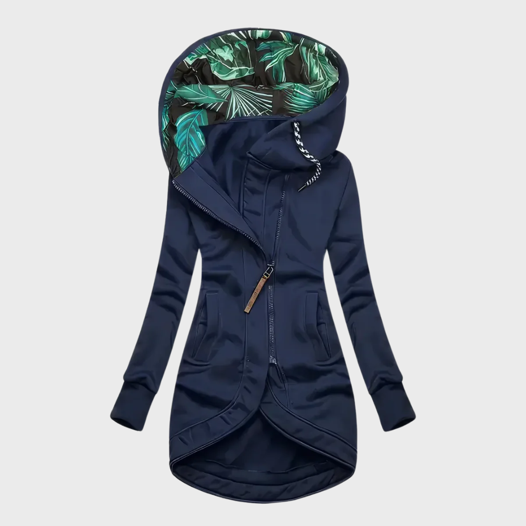 Damen Winterjacke Kapuze Regular Fit Warm Isoliert Elegant Übergangs- &amp; Wintermantel