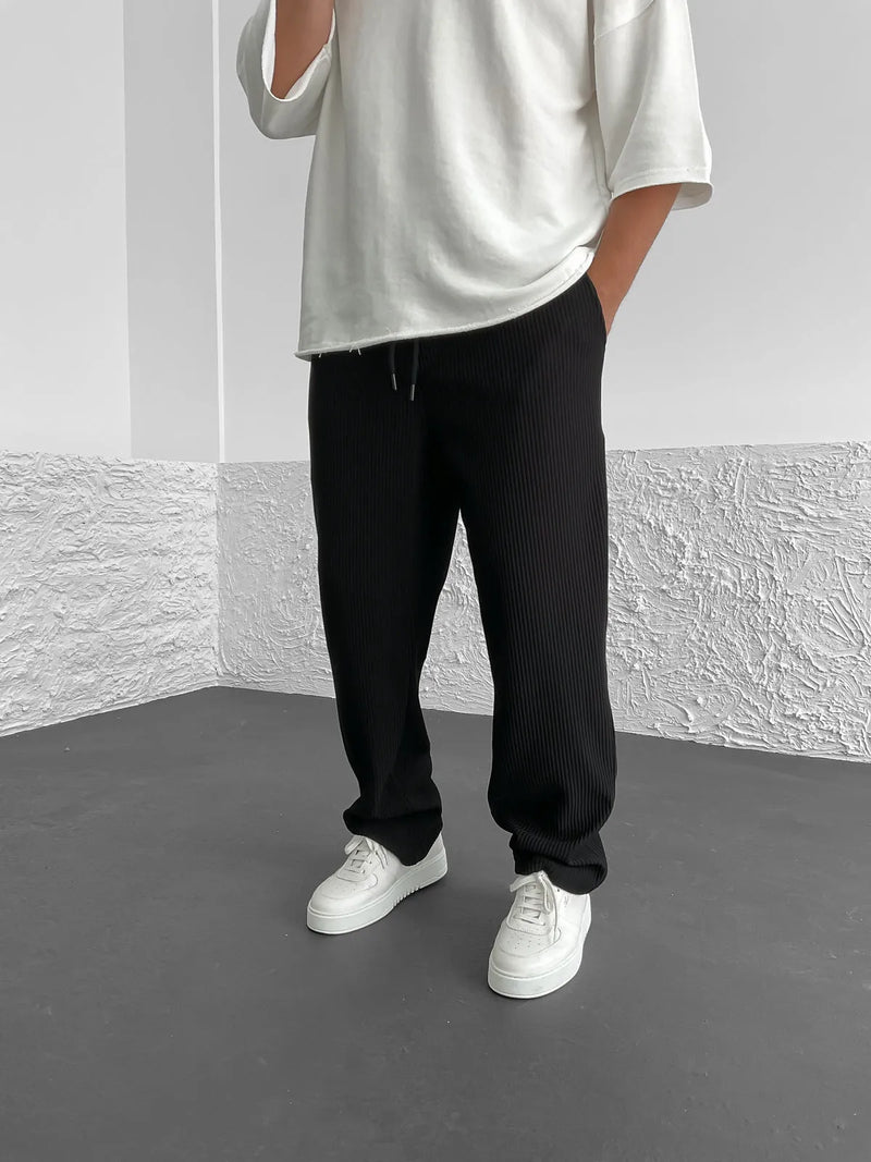 Herren Cordhose lockere Passform elastischer Bund weich vielseitig Alltag