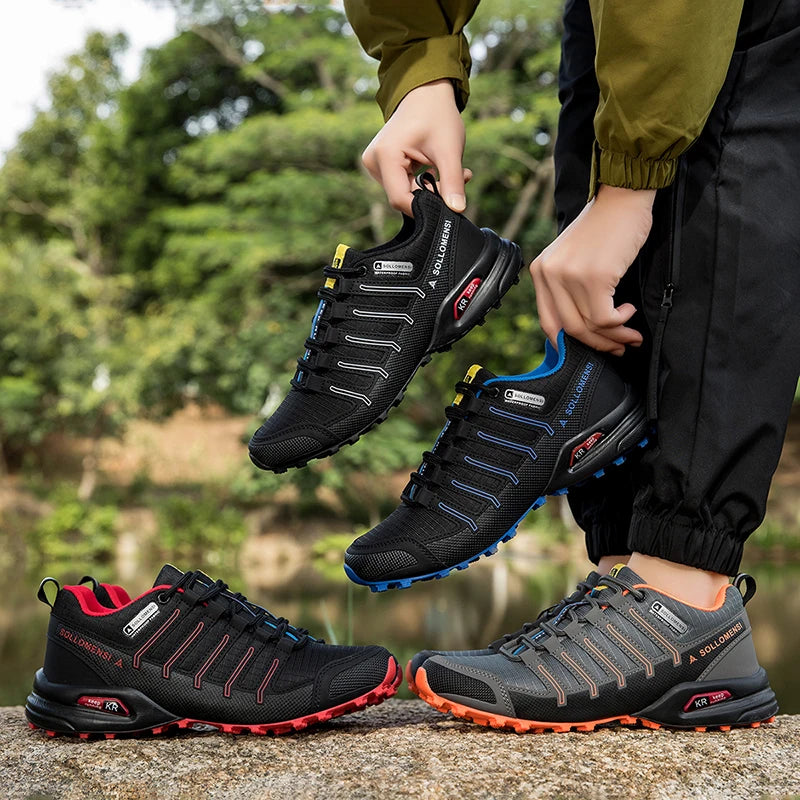 Herren Wanderschuhe wasserdicht, rutschfest, All-Terrain Outdoor Schuhe, Trekking, Camping, Jagd, Trainingsschuhe