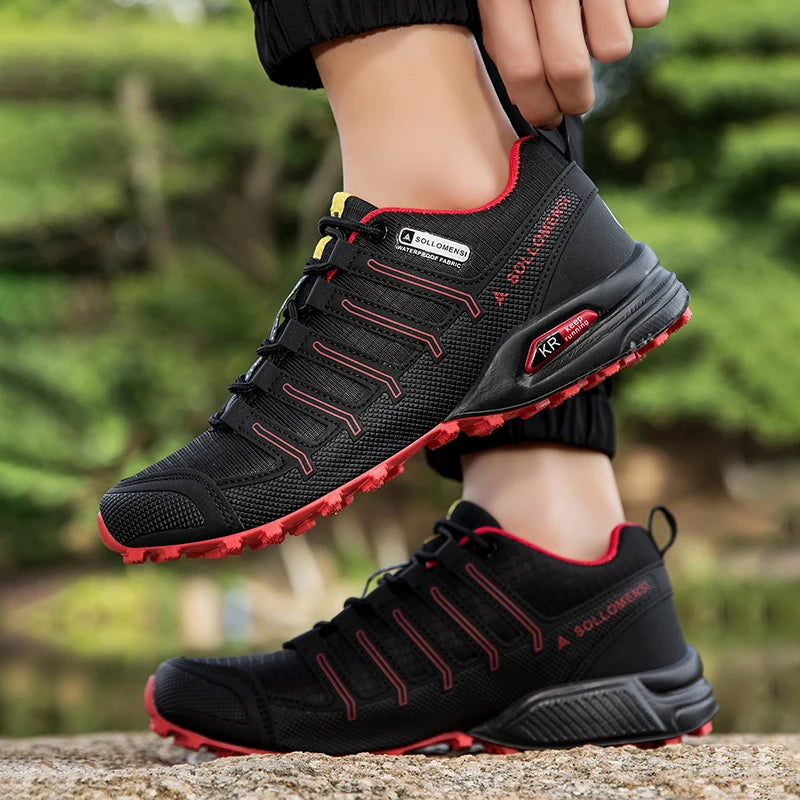 Herren Wanderschuhe wasserdicht, rutschfest, All-Terrain Outdoor Schuhe, Trekking, Camping, Jagd, Trainingsschuhe