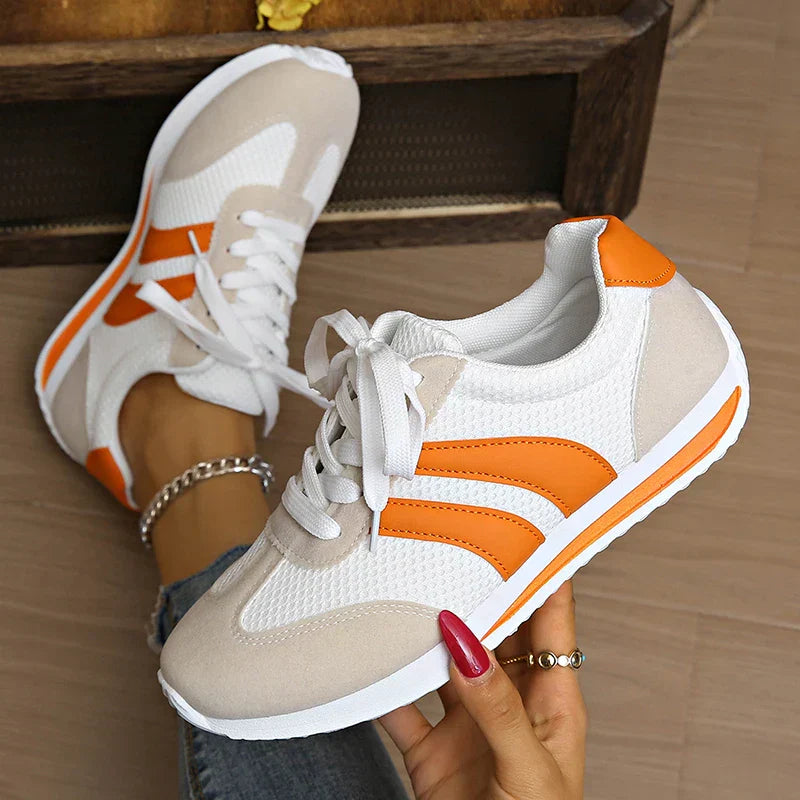 Herren Sneakers Mesh gestreift atmungsaktiv leicht stoßdämpfend bequem