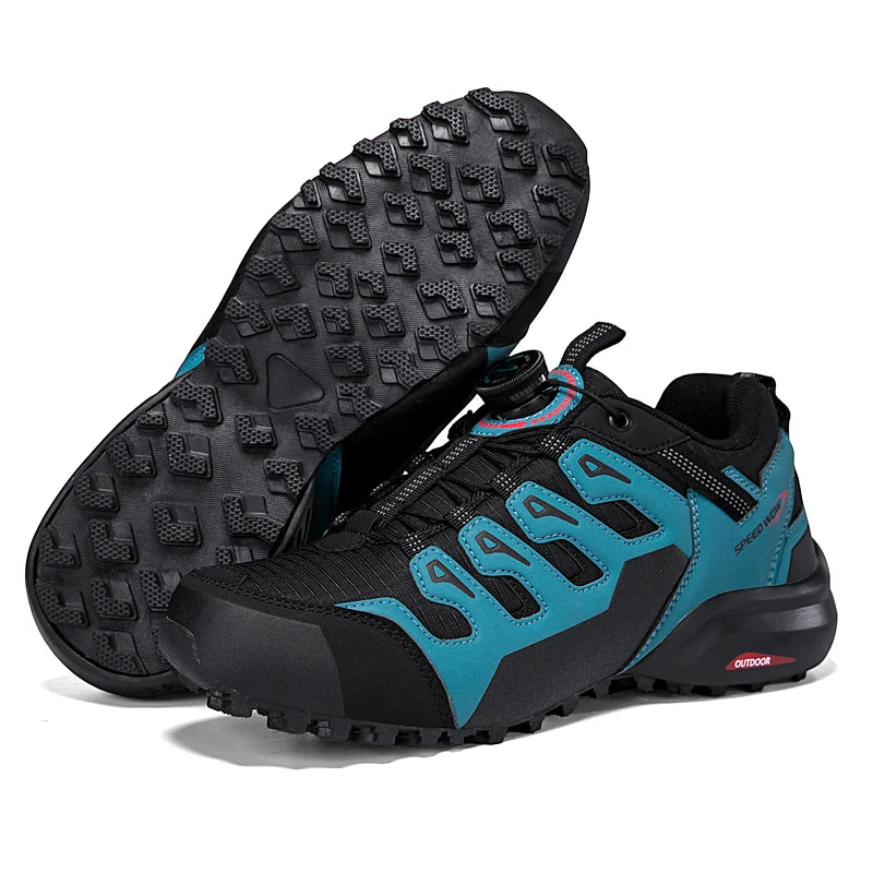 Herren Wanderschuhe Wildleder Leder, Trekking Schuhe, rutschfest, strapazierfähig, Outdoor, Jagd, Tactical