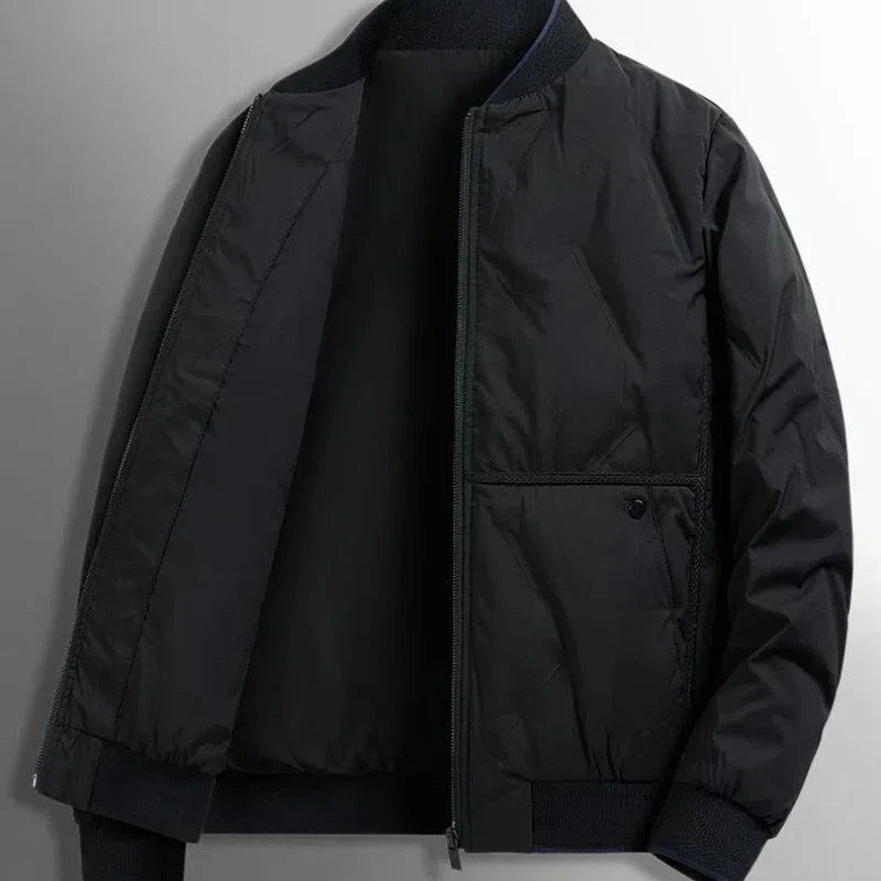 Herren Steppjacke Regular Fit Leicht Übergang Warm Casual Business Elegant Alltag Vielseitig
